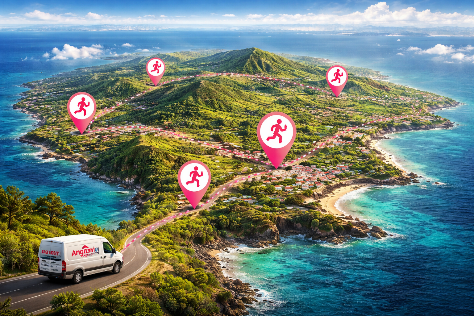 AngraNOW zone service areas